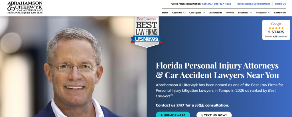 Florida Car Accident Law Firms, Abrahamson & Uiterwyk