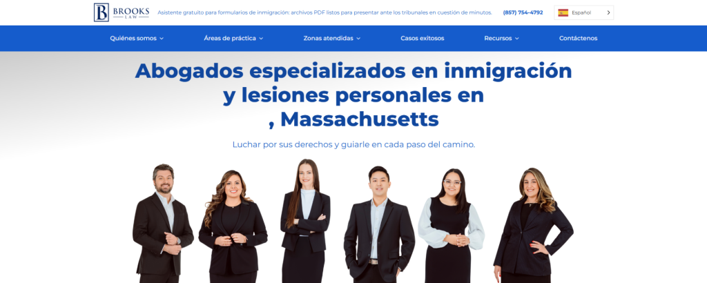 firmas de abogados de lesiones personales más recomendadas en Boston para reclamos por lesiones graves y compensación por accidentes, Brooks Law Firm