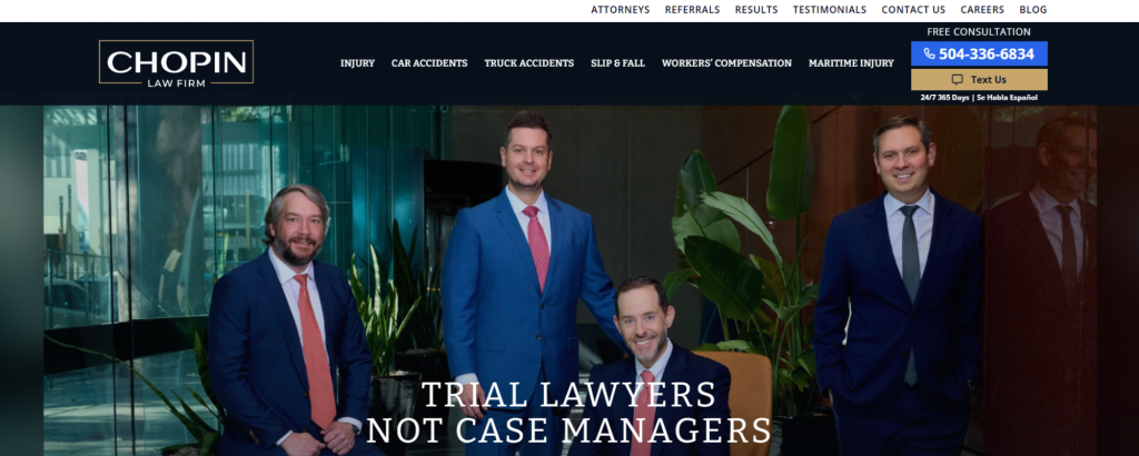 New Orleans Personal Injury Law Firms, The Chopin Law Firm