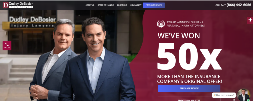 New Orleans Car Accident Law Firms, Dudley DeBosier Injury Lawyers