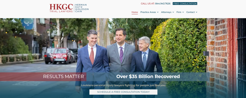 New Orleans Personal Injury Law Firms, Herman Katz Law
