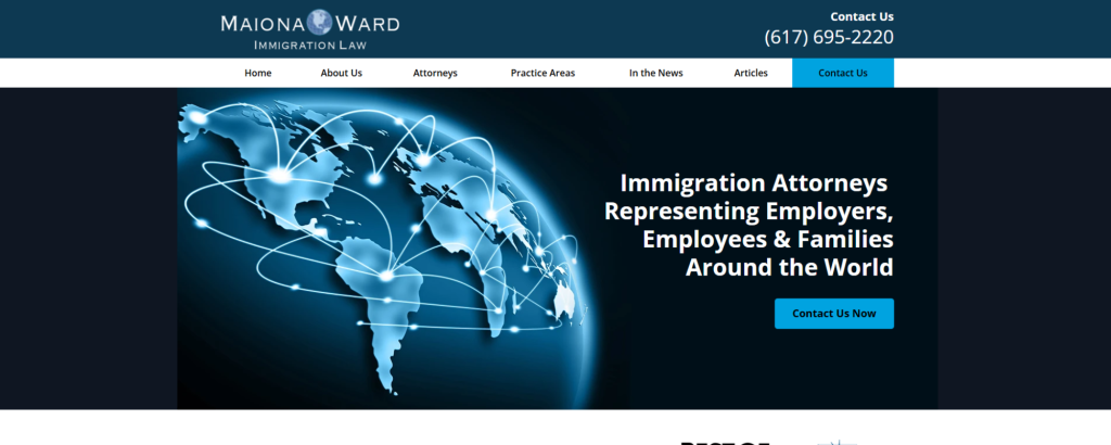 Best Immigration Attorneys in Boston for Naturalization and U.S. Citizenship Cases, Maiona Ward Inmigration Law