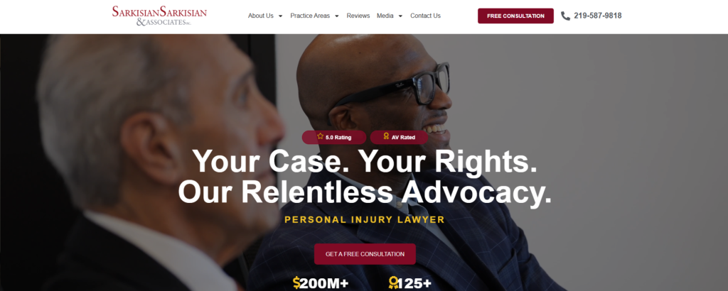 Who Should I Hire for a Truck Accident Case in Portage, Sarkisian Sarkisian & Associates