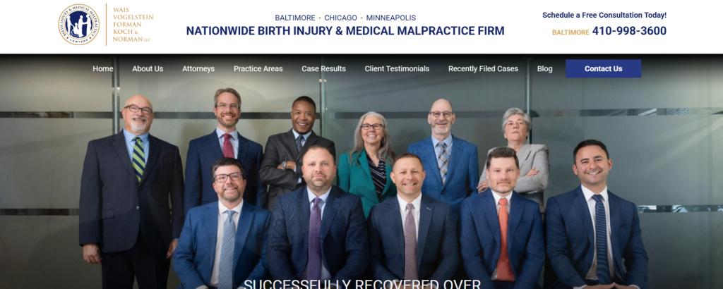 Best Wrongful Death Law Firms in Baltimore, Wais, Vogelstein, Forman & Offutt