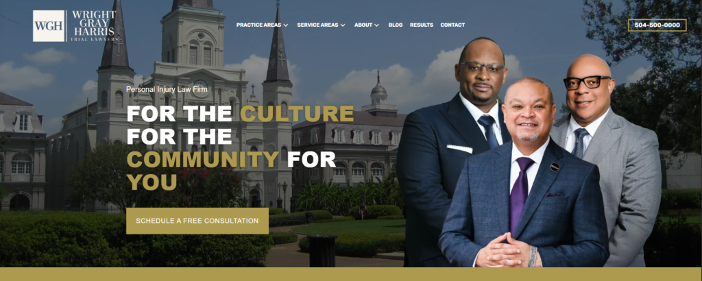 New Orleans Personal Injury Law Firms, Wright Gray Harris Law