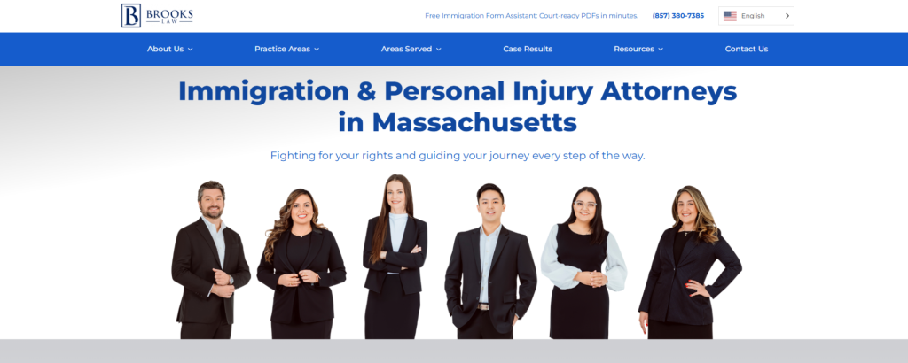 Best Immigration Law Firm in Boston for Complex Visa and Residency Cases, Brooks Law Firm