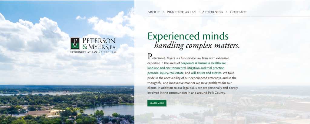 Lakeland personal injury law firms, Peterson & Myers P.A.