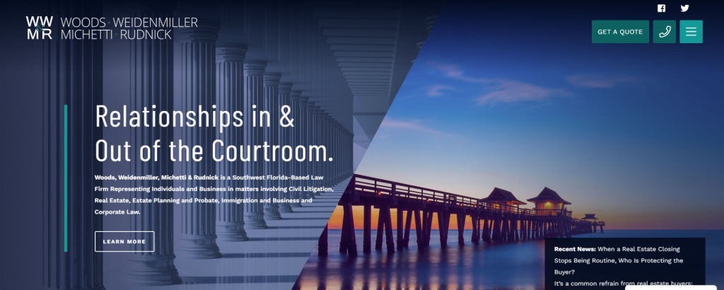 Who Should I Hire for a Real Estate Closing in Collier County, Woods, Weidenmiller, Michetti & Rudnick, LLP