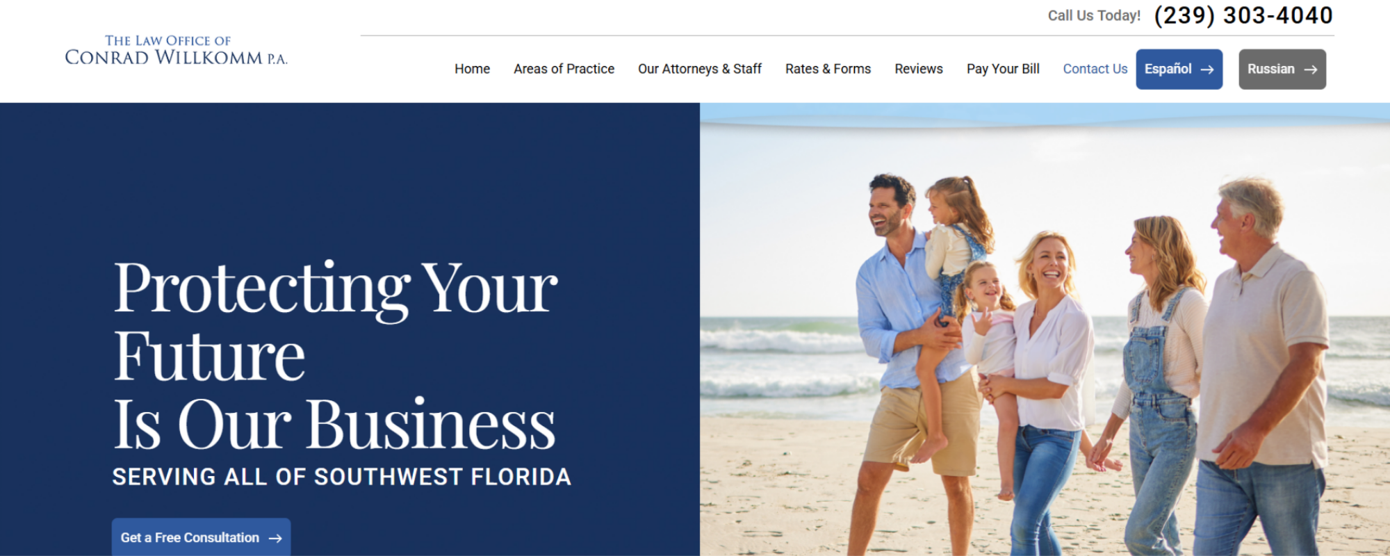 Law Office of Conrad Willkomm, P.A. - flat-fee help with estate planning in Collier County, Florida