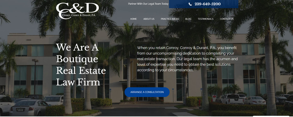 Best Real Estate Law Firms in Naples, Conroy, Conroy & Durant