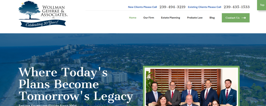 Best Real Estate Law Firms in Naples, Wollman, Gehrke & Associates